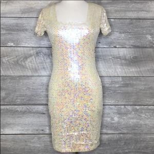 Size 8 Sequin Party Dress Vintage
